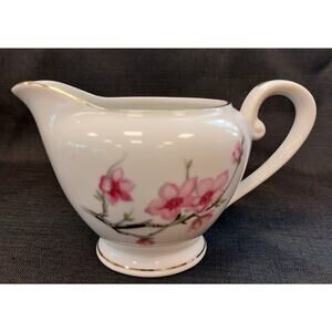 Vintage Creamer Cherry Blossom Pattern by Diamond China